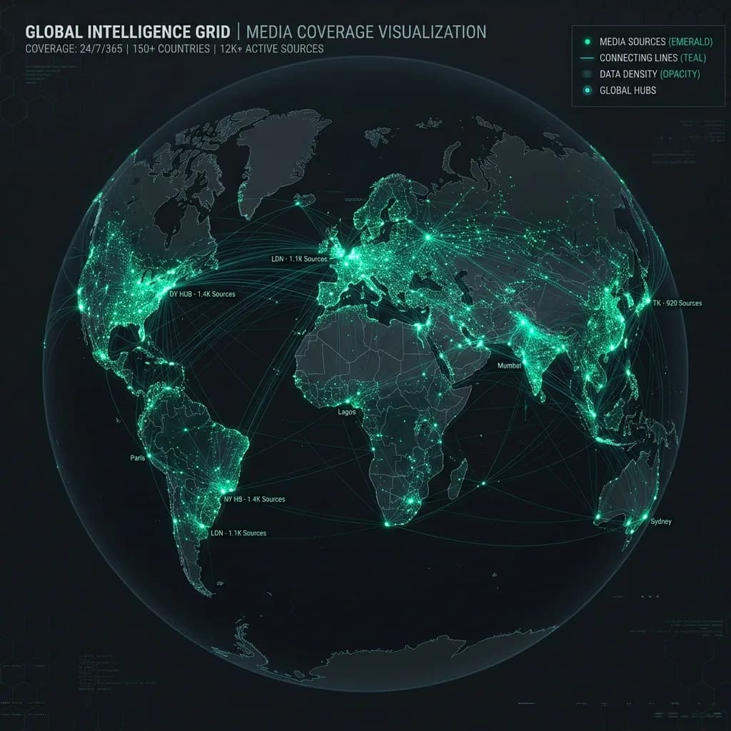 World Map Intelligence Coverage
