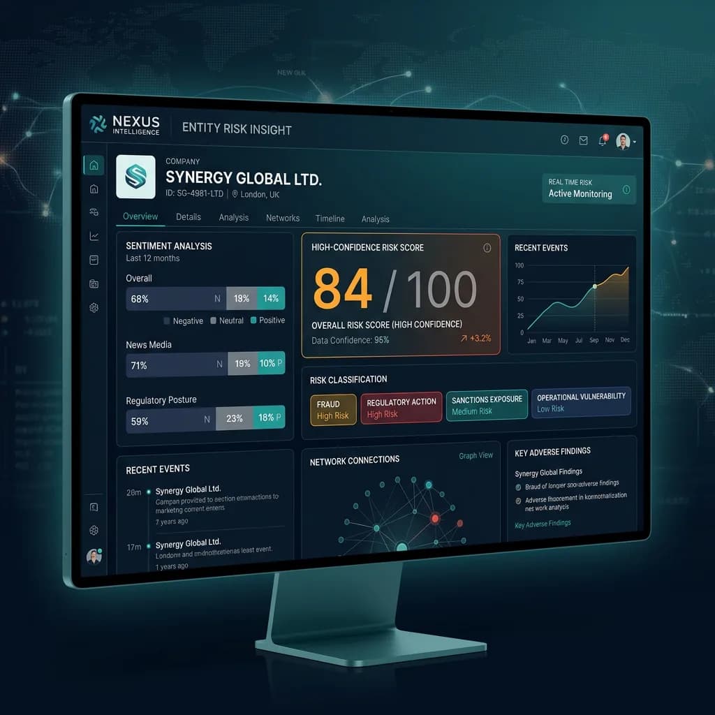 Sentiment & Risk Scoring Intelligence