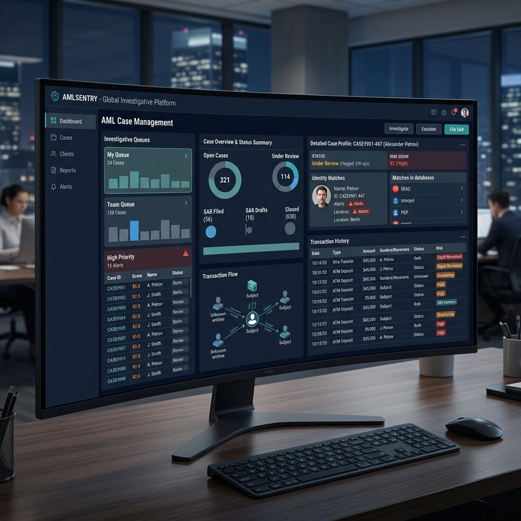 AML Case Management Workspace