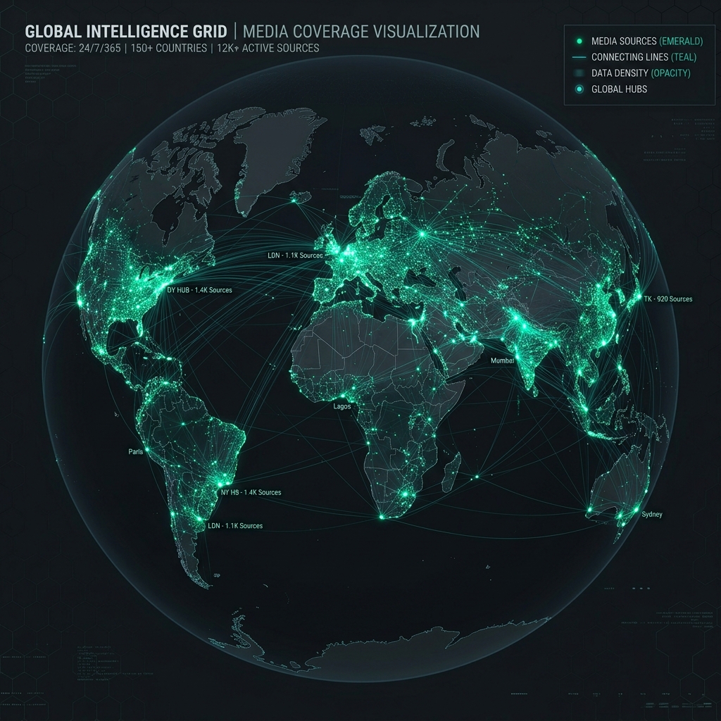 World Map Intelligence Coverage