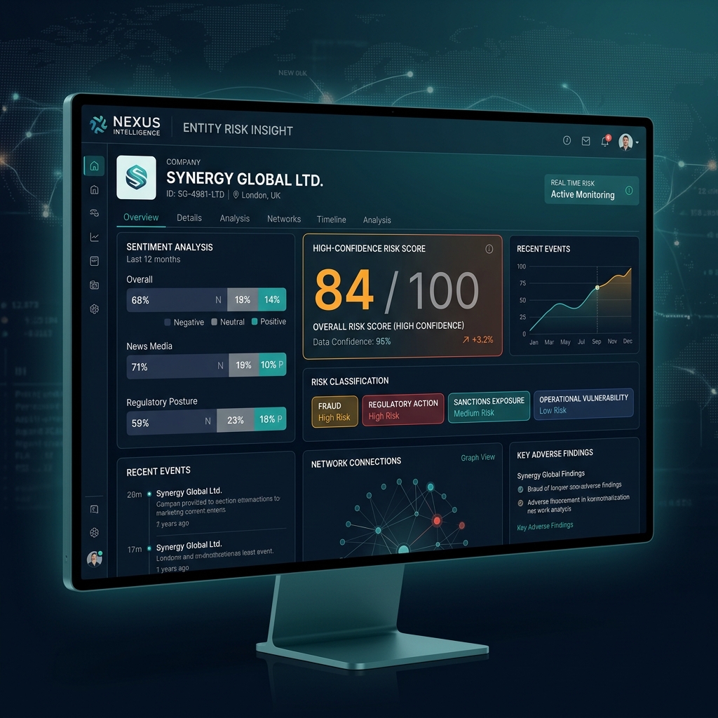 Sentiment & Risk Scoring Intelligence