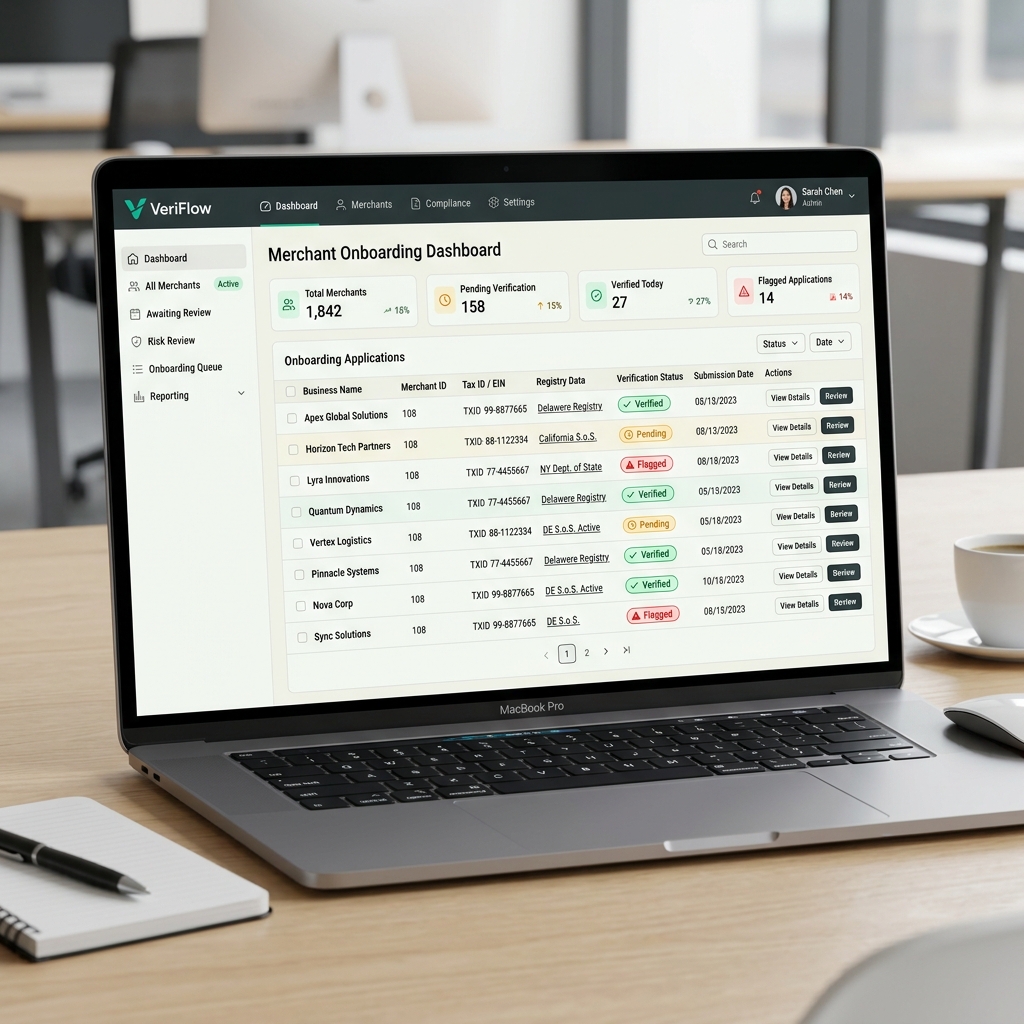 Frictionless Merchant Onboarding