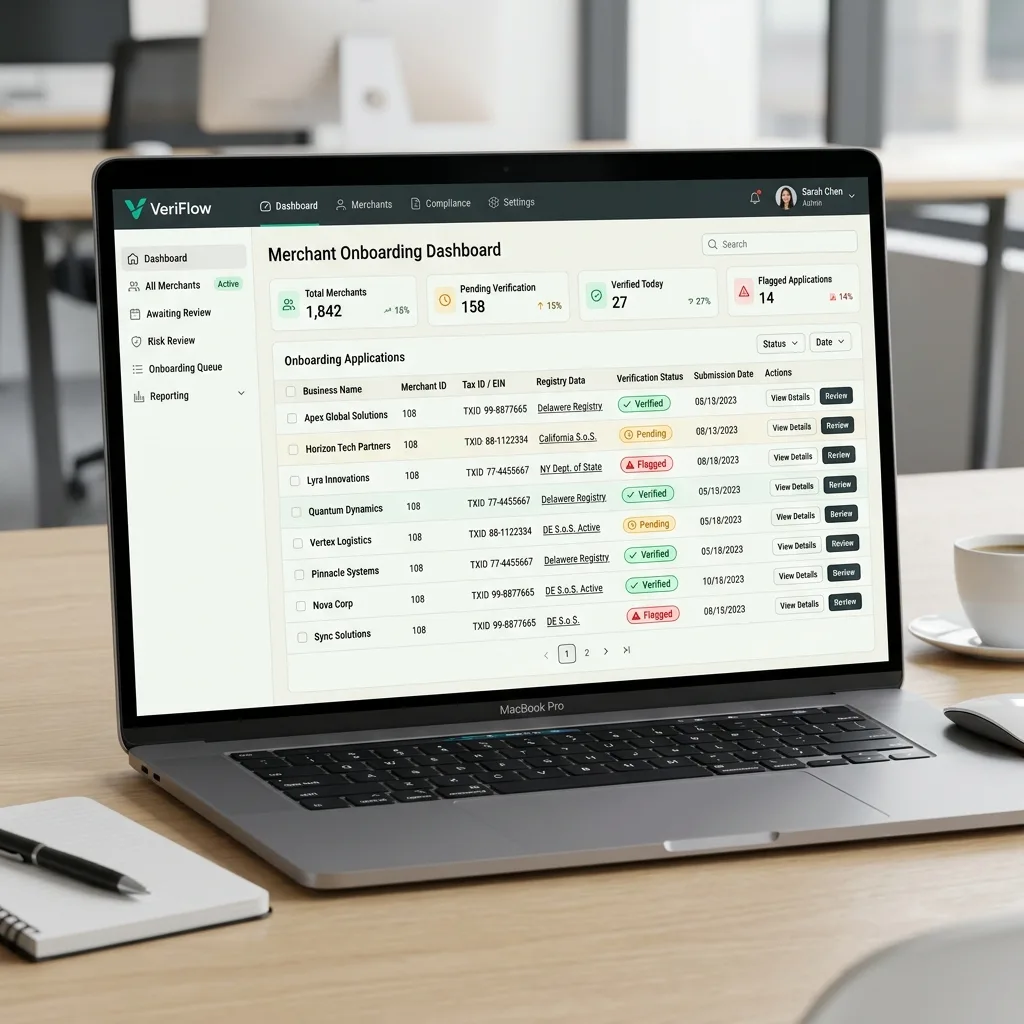 Frictionless Merchant Onboarding